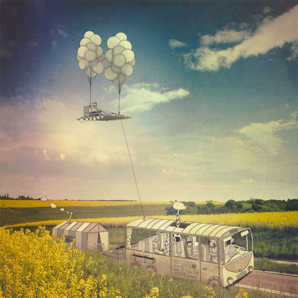 CJWHO ™ (Awesome Drawings on Photographs by Johan...) #drawings #design #illustration #photography #architecture #clever