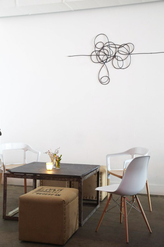 how to turn ugly electrical cords into a graphic element #cords #electrical