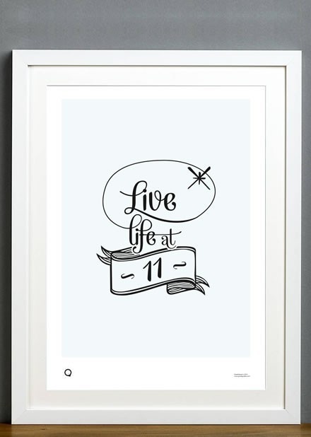 Turn it to 11 #print #illustration