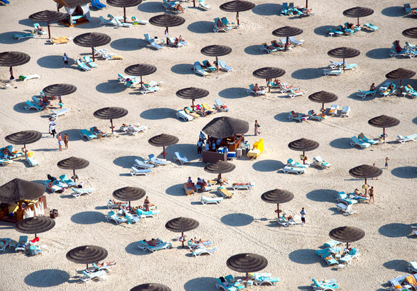 aerial beach gray malin designboom01 #beach