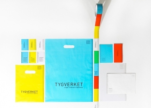 Tygverket on the Behance Network #bag #colors #identity