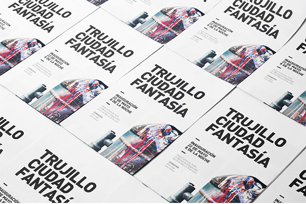 Trujillo Ciudad FantasÃ­a on Behance #dada #beto #fantasã­a #cristian #cat #minimalism #trujillo #prieto #intervenciã³n #perãº #valverde #ciudad #helvetica #din
