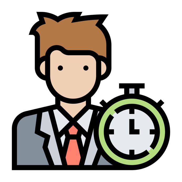See more icon inspiration related to time, businessman, man, clock, worker, , , , , employer, working man, clock in, profession, check in, analytics, employee, occupation, tie, job, user, organization, avatar, business and people on Flaticon.