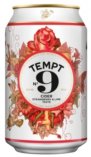 TemptÂ Cider - The Dieline: The World's #1 Package Design Website -