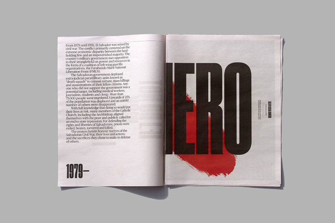 Martyrs — El Salvador Newspaper on Behance
