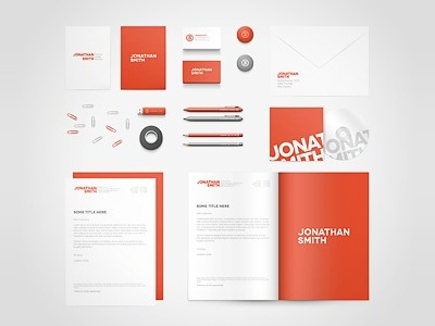Dribbble - Birds Eye View Stationery Mock-up by Vlade Dimovski #stationary #business #card #brand #identity