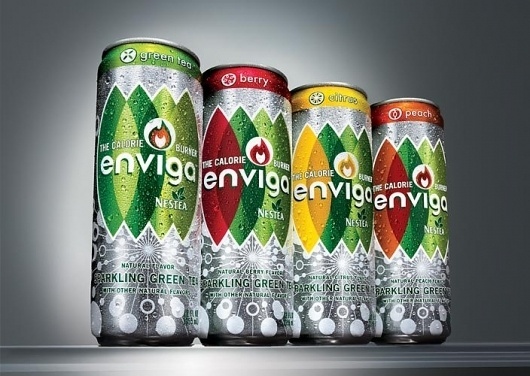 Office | Work | enviga / Defining a new category #drink #tea #red #green #yellow #orange #can #beverage #enviga