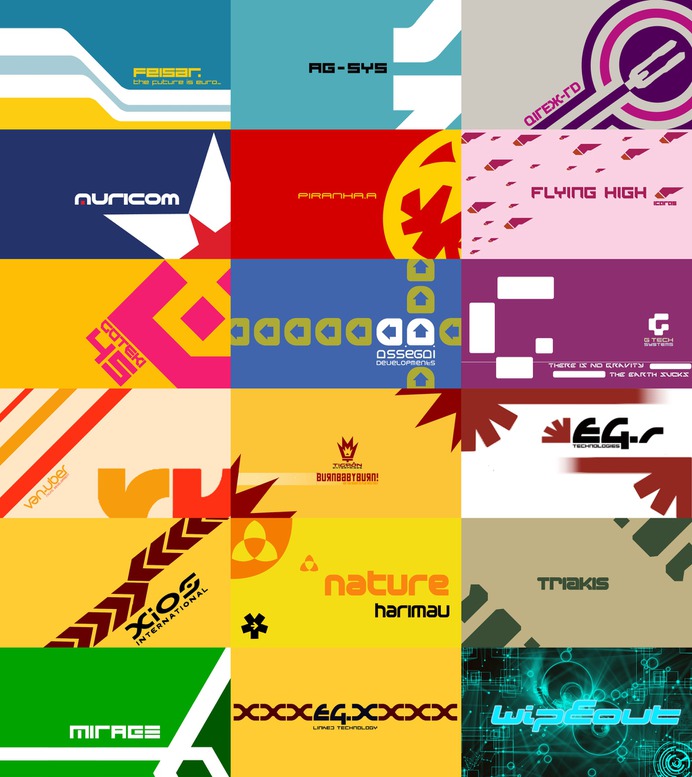 WipEout teams collage by NyaNyaSerik on DeviantArt