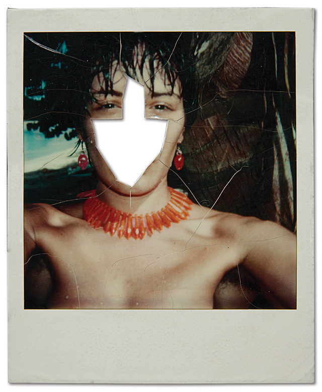 Maripola X book of polaroid by Maripol Available on llapnyc.com/buy #polaroid #art #photo #book #graphicdesign #llap #woman #cut #artbook