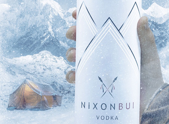 Danish vodka Nixon Bui in 3D - Mindsparkle Mag Inspired by the mountain tribes of the great Himalayas, Nixon Bui Vodka is premium organic vodka made from the finest grains and purest gracial water. With a touch of Himalayan minerals, this Vodka is smooth with an edge. #logo #packaging #identity #branding #design #color #photography #graphic #design #gallery #blog #project #mindsparkle #mag #beautiful #portfolio #designer