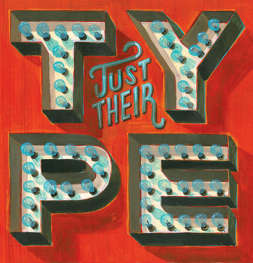 typeverything.com, Jeff Rogers #type #hand #painting