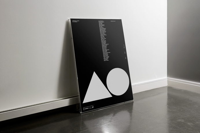 Nice poster #frame #white #agi #design #graphic #black #triangle #poster #open #circle #modernist #typography