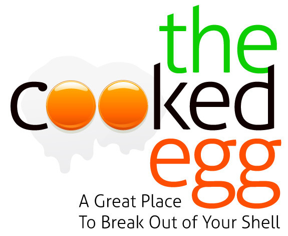 Cooked_Egg_by_David_Brier #lettering #food #gourmet #hand #typography