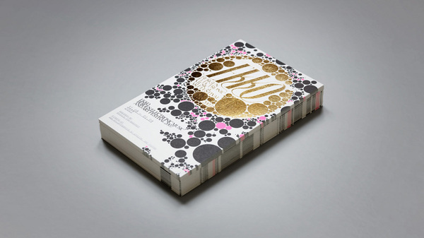Grandpeople #print #business card #gold