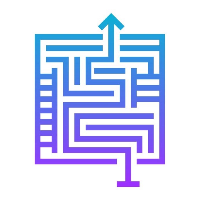 See more icon inspiration related to exit, way, labyrinth, maze, business and finance, solution, puzzle, education and road on Flaticon.