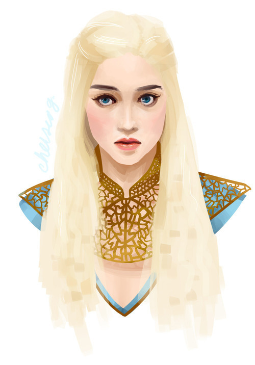 Daenerys #daenerys #of #targaryen #illustration #asoiaf #game #thrones