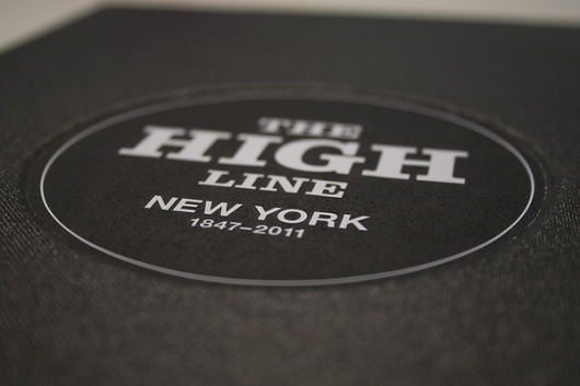 The High Line, ISTD on the Behance Network #serif #cover #railway #circle #typography