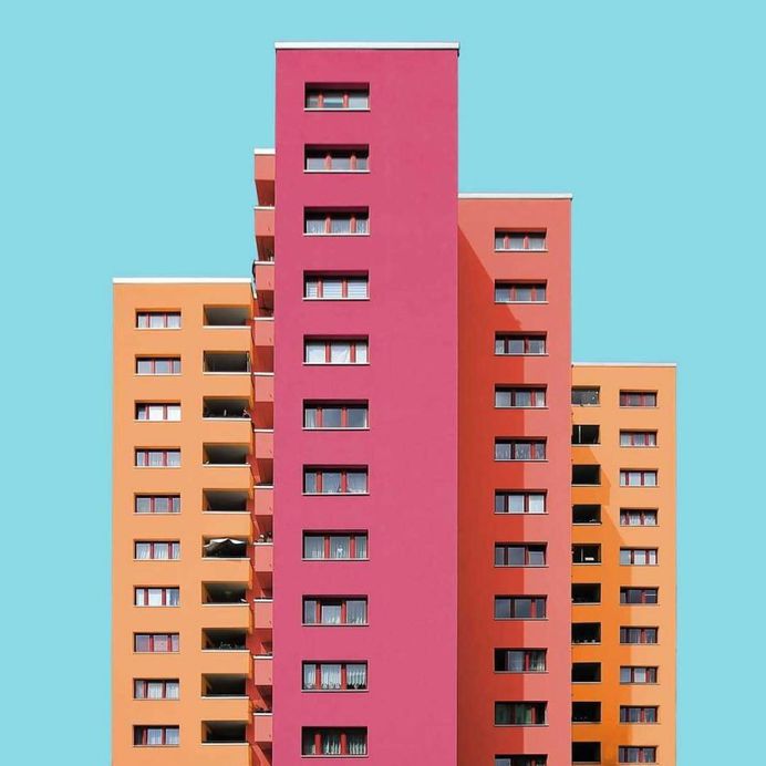 Colorful and Minimalist Architecture Photography by Paul Eis