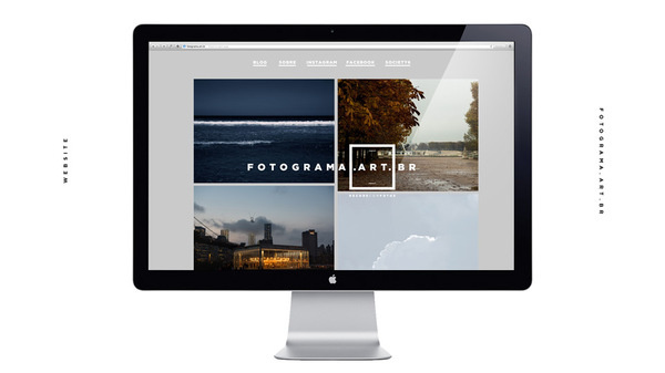 Bruno Tatsumi / Fotograma.art.br #design #css3 #website #identity #fotogramaartbr #logo #html5