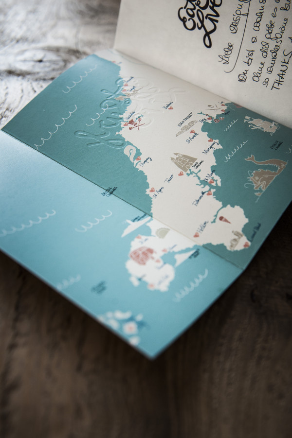 Eat Surf Live #print #sea #map #publication
