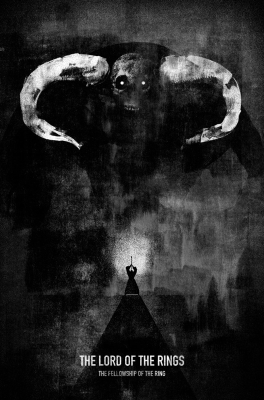 Keith Negley - Silver Screen Society #rings #film #of #lord #the #negley #keith #poster #art