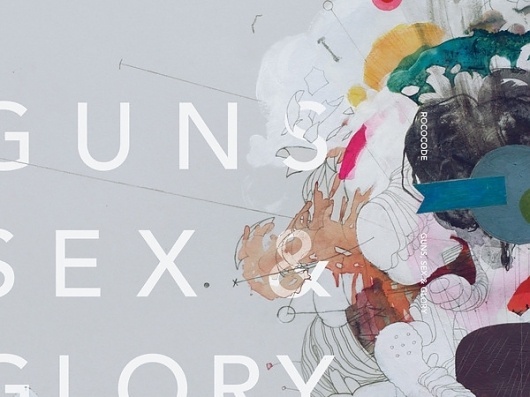 Guns Sex & Glory on the Behance Network #packaging #design #illustration #colors #cd
