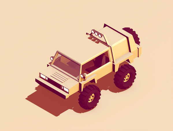 Low Poly [Isometrics] #low #polygon #geometric #poly