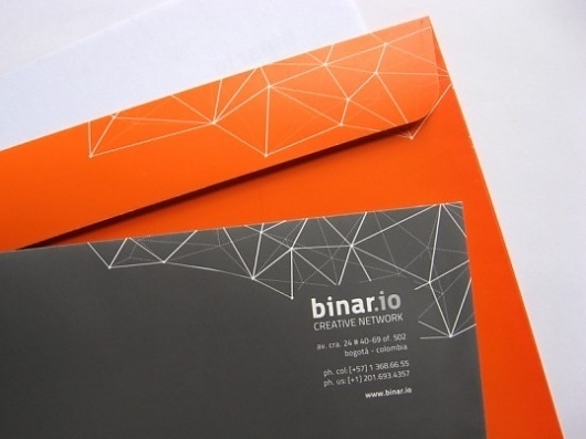 Binar.io | Lovely Stationery #emboss #stamp #business #card #design #graphic #identity