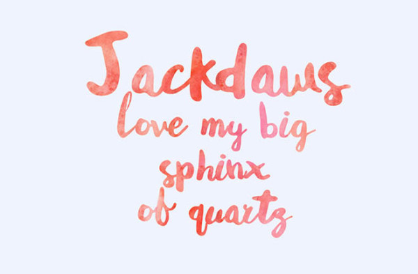 Andrea Script: Free Hand-lettered Font