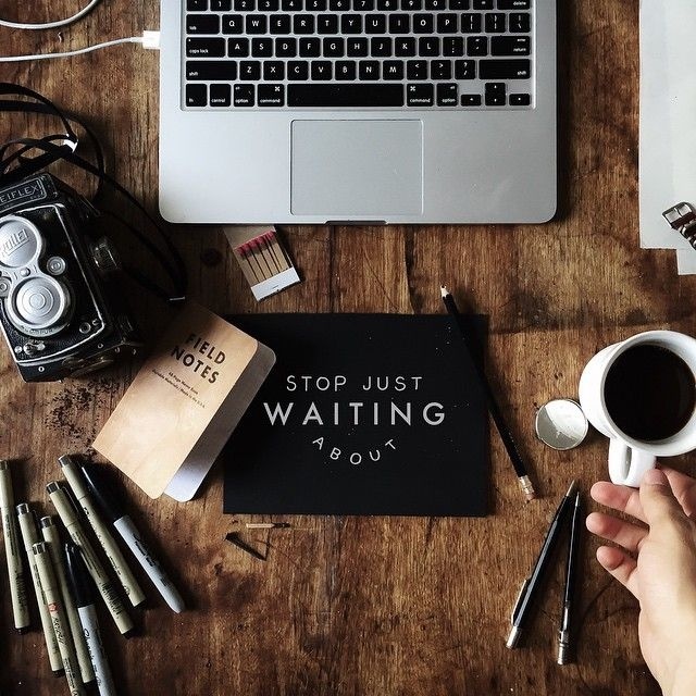 Stop just waiting about - by Christian Watson