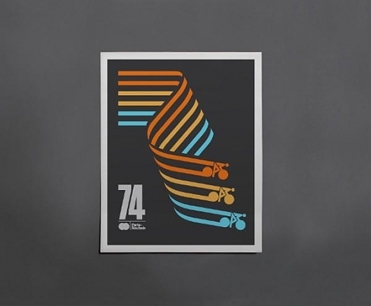 Cycling Posters by Caleb Kozlowski | WE AND THE COLOR #cycling #poster