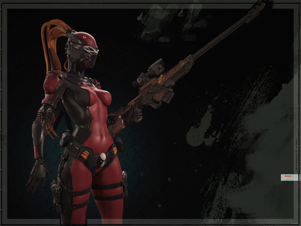 Lady DeadPool by Andey Svorodin | Sci Fi | 3D | CGSociety #lady #deadpool