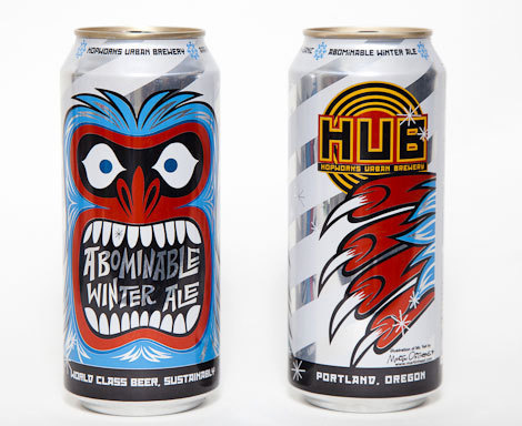Hopworks Abominable Winter Ale Can #packaging #beer