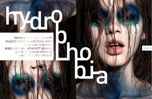 Hydrophobia | Volt Café | by Volt Magazine #beauty #design #graphic #volt #photography #art #fashion #layout #magazine #typography