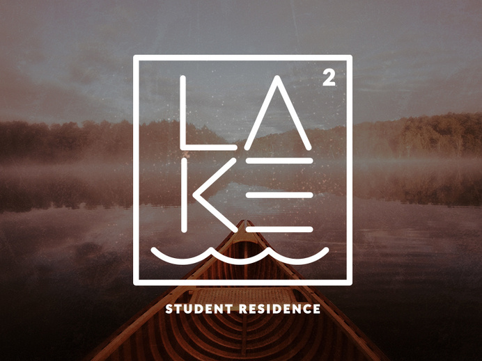 The Lake – Concept Logo for a Student Residence in Northern Ontario. #logo #design #identity #type