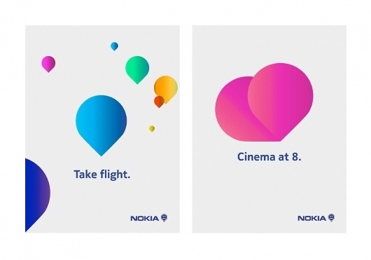 Sanderson Bob: Nokia — Collate #poster #collaboration #branding