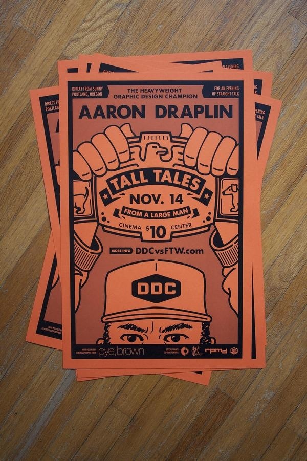 Draplin! #screenprint #draplin #french #poster #paper