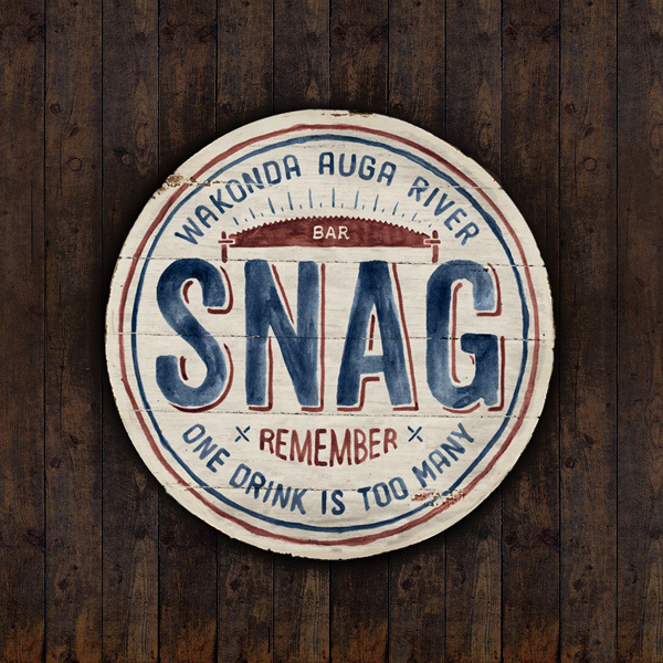 SNAG Bar on Behance #logo #vintage #typo