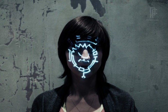 sekigan #symbol #face #light #scan