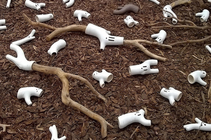 Woods-Prologue exhibition #diploo, #ceramics, #art, #exhibition, #gallery, #sticks, #bones, #cool, #handmade, #nature, #woods