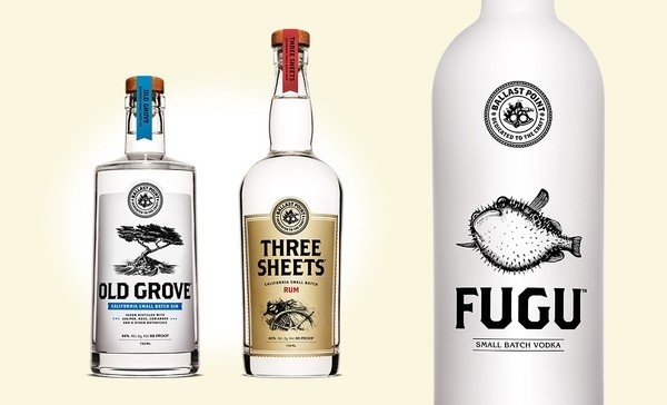 New Logo, Identity, and Packaging for Ballast Point by MiresBall #typography #logo #branding #packaging #bottle #alcohol #spirits