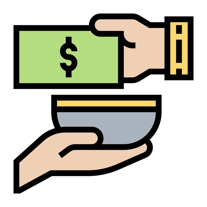 See more icon inspiration related to give, money, cash, largess, hands and gestures, charity, donate, donation and hands on Flaticon.
