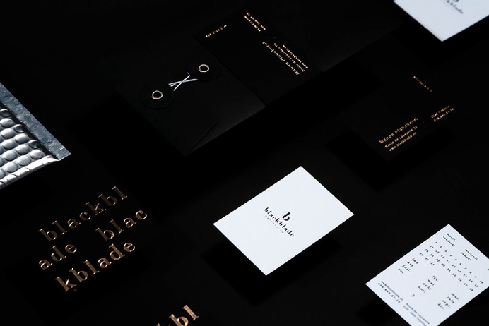 blackblade hairstylist branding on Behance