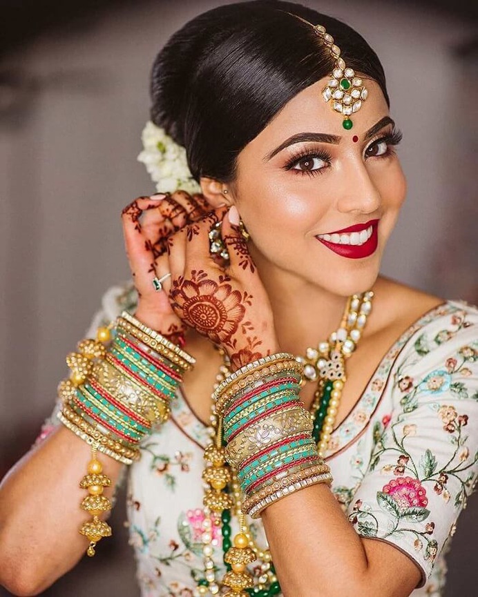lip makeup for dulhan