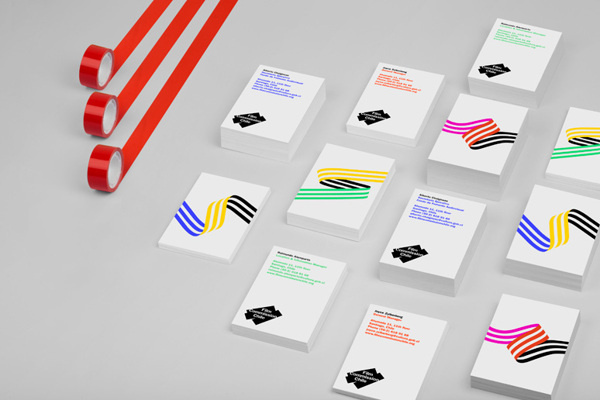 Film Commission Chile #hey studio #branding #identity #geometric #colour stripes