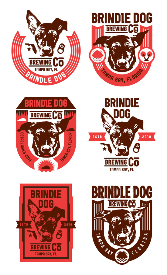 brindledogbrewingco_logostudy #logostudy #brindledogbrewingco