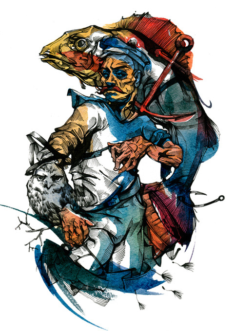 sweet-nation, #illustration #men #captain