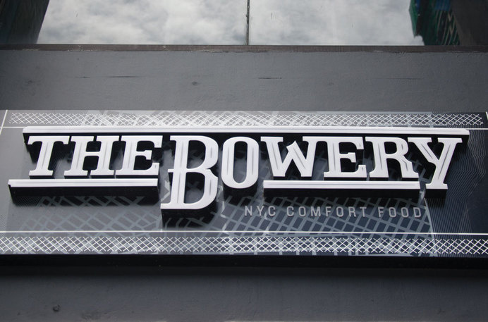 The Bowery, NYC Comfort Food Getting a feel of the place Located in Burgos Circle, Taguig City, Philippines, The Bowery is a place where #bowery #branding #type #food #identity #nyc #typography
