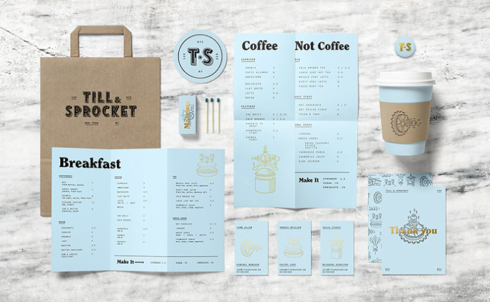Till & Sprocket Menu by Will Gardner
