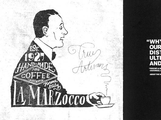 La Marzocco - Jon Contino, Alphastructaesthetitologist #typography